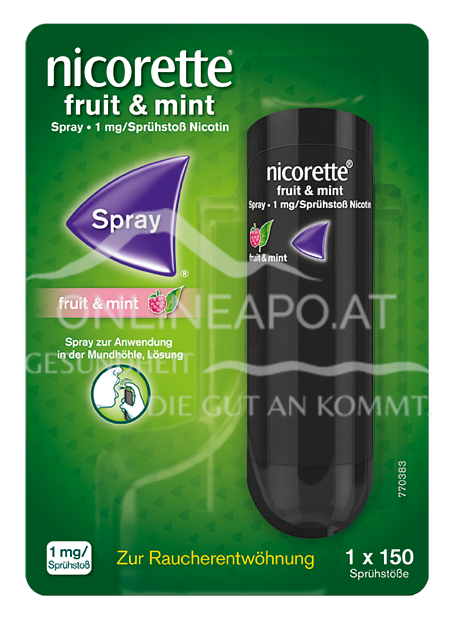 Nicorette® Spray Fruit & Mint