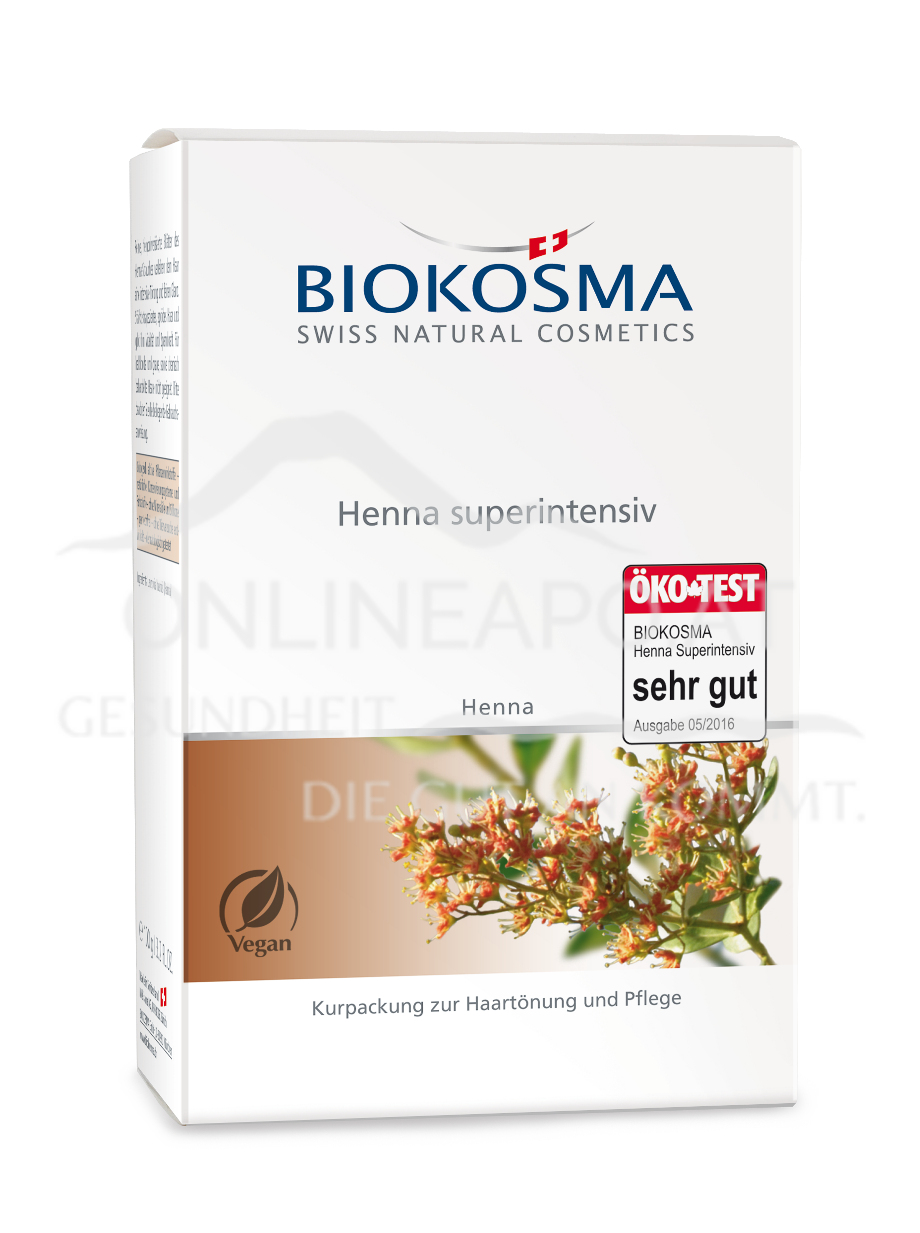 BIOKOSMA Henna superintensiv Rot