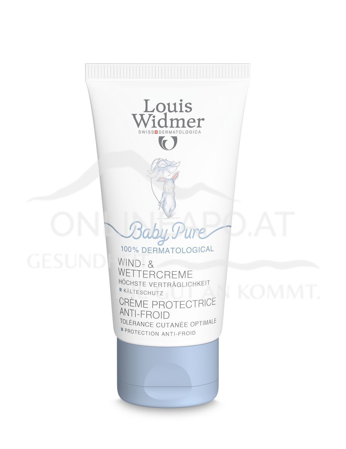 Louis Widmer BabyPure Wind- und Wettercreme ohne Parfüm