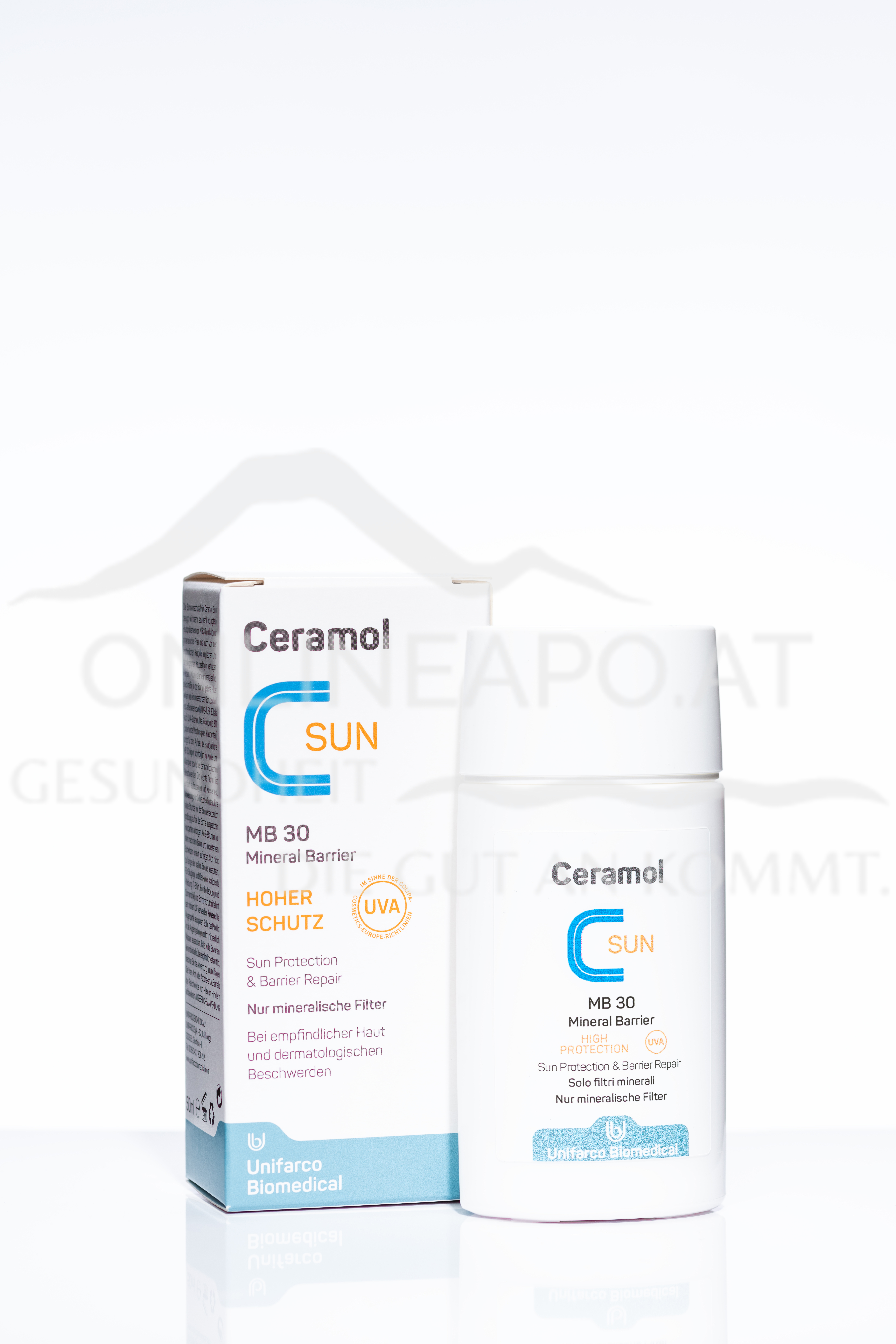 SABE belle Ceramol Sun MB 30 Mineral Barrier