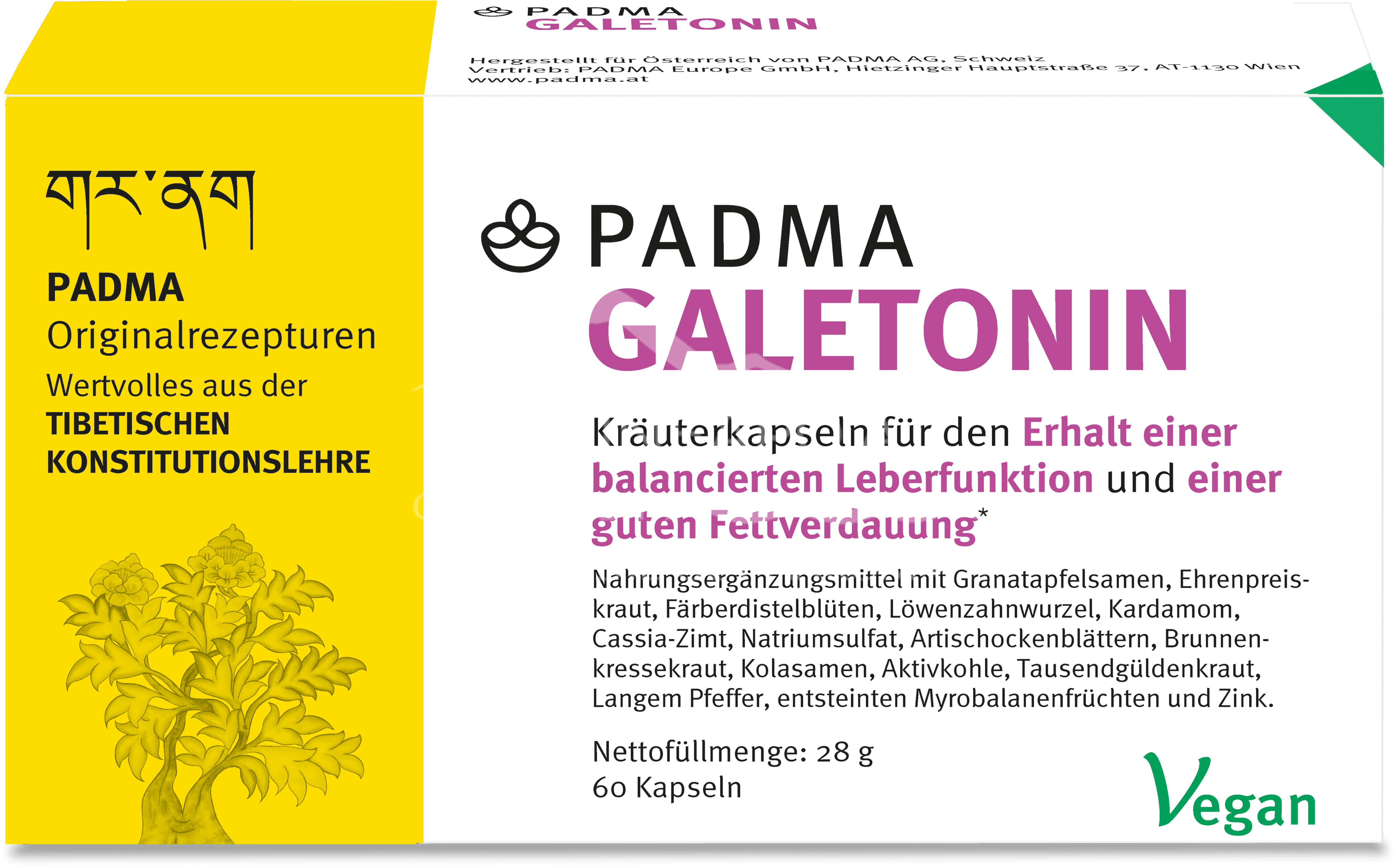 Padma Galetonin Kapseln