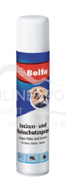 Bolfo® Zecken- und Flohschutz-Spray für Hunde und Katzen
