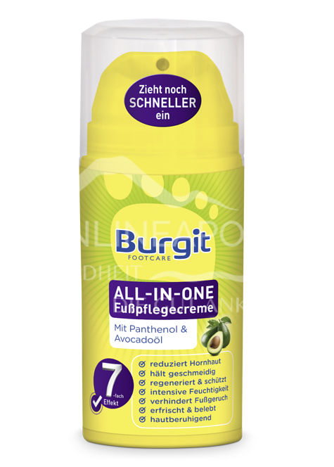 Burgit Footcare All-In-One Fußpflegecreme