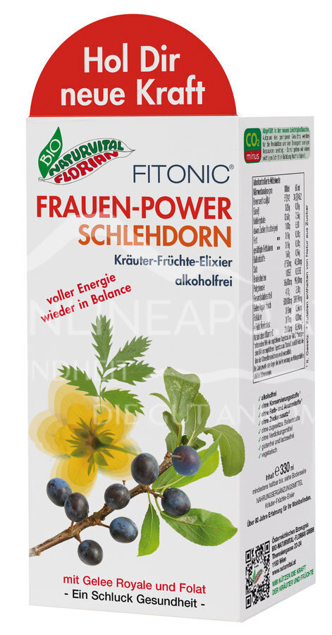 Bio Naturvital Florian Fitonic Frauen-Power Rotklee Bio-Kräuter-Früchte-Elixier