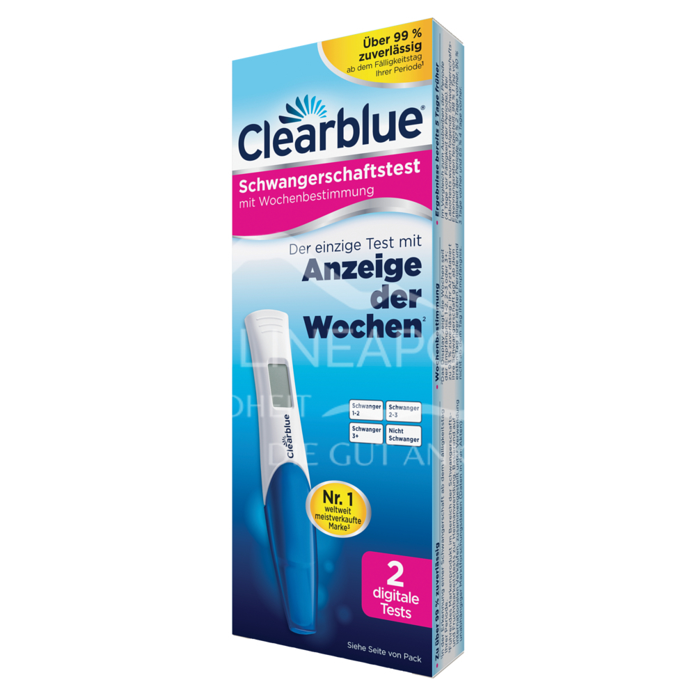 Clearblue Schwangerschaftstest mit Wochenbestimmung