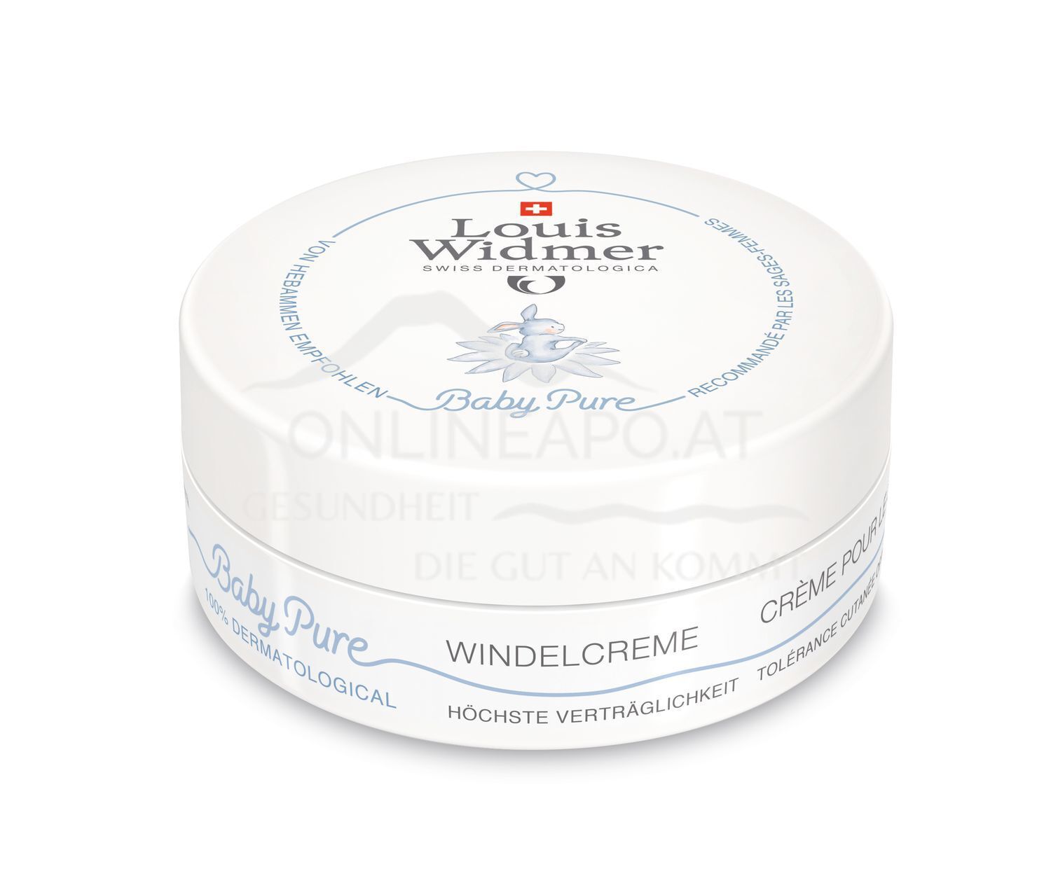 Louis Widmer BabyPure Windelcreme ohne Parfüm