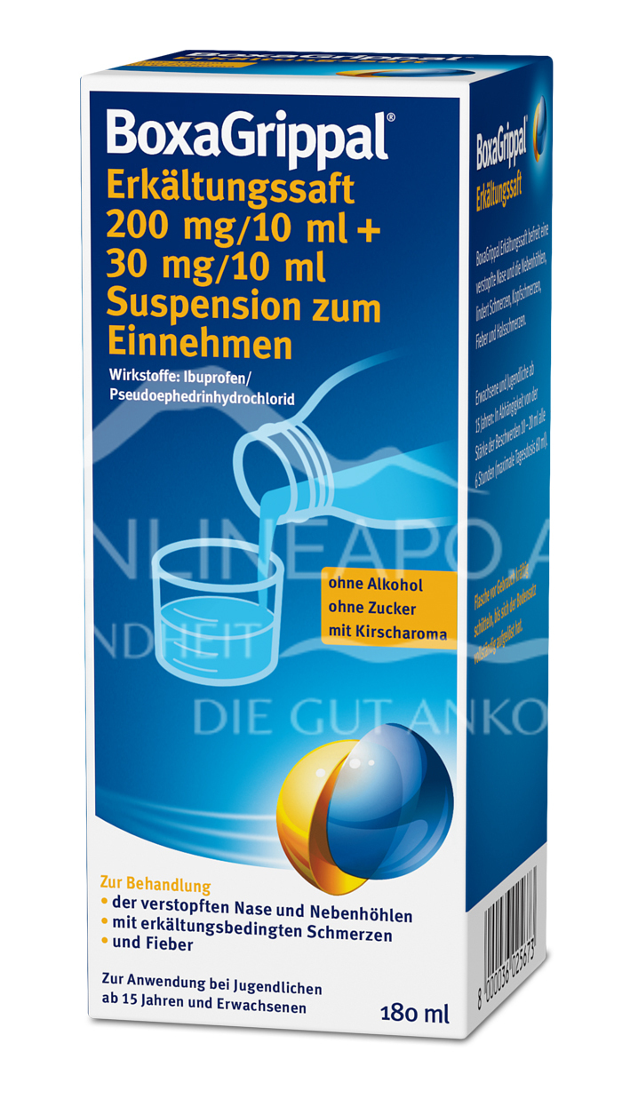 BoxaGrippal® Erkältungssaft 200mg/30mg