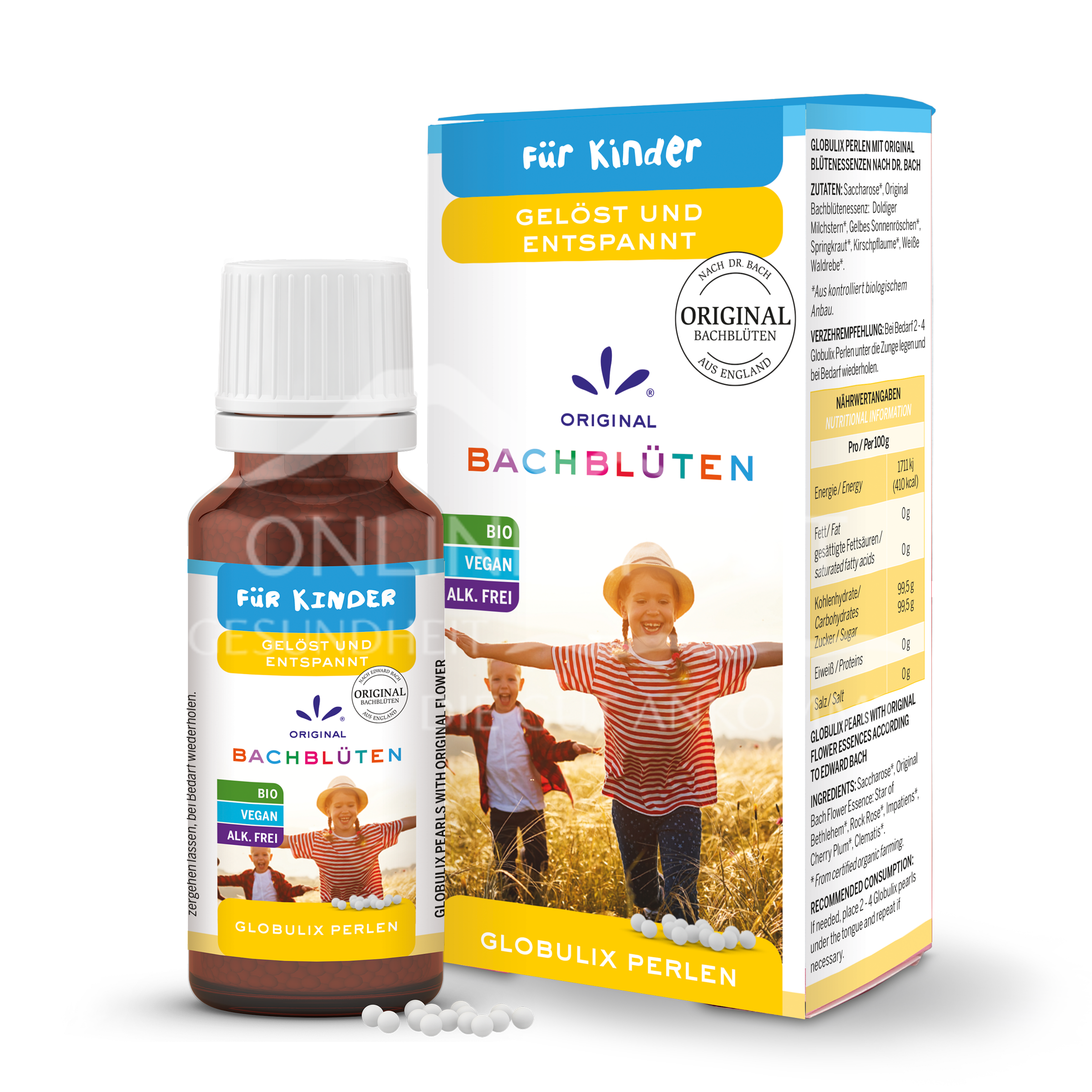 Lemon Pharma Bio Bachblütenglobulix für Kinder „Gelöst und Entspannt“