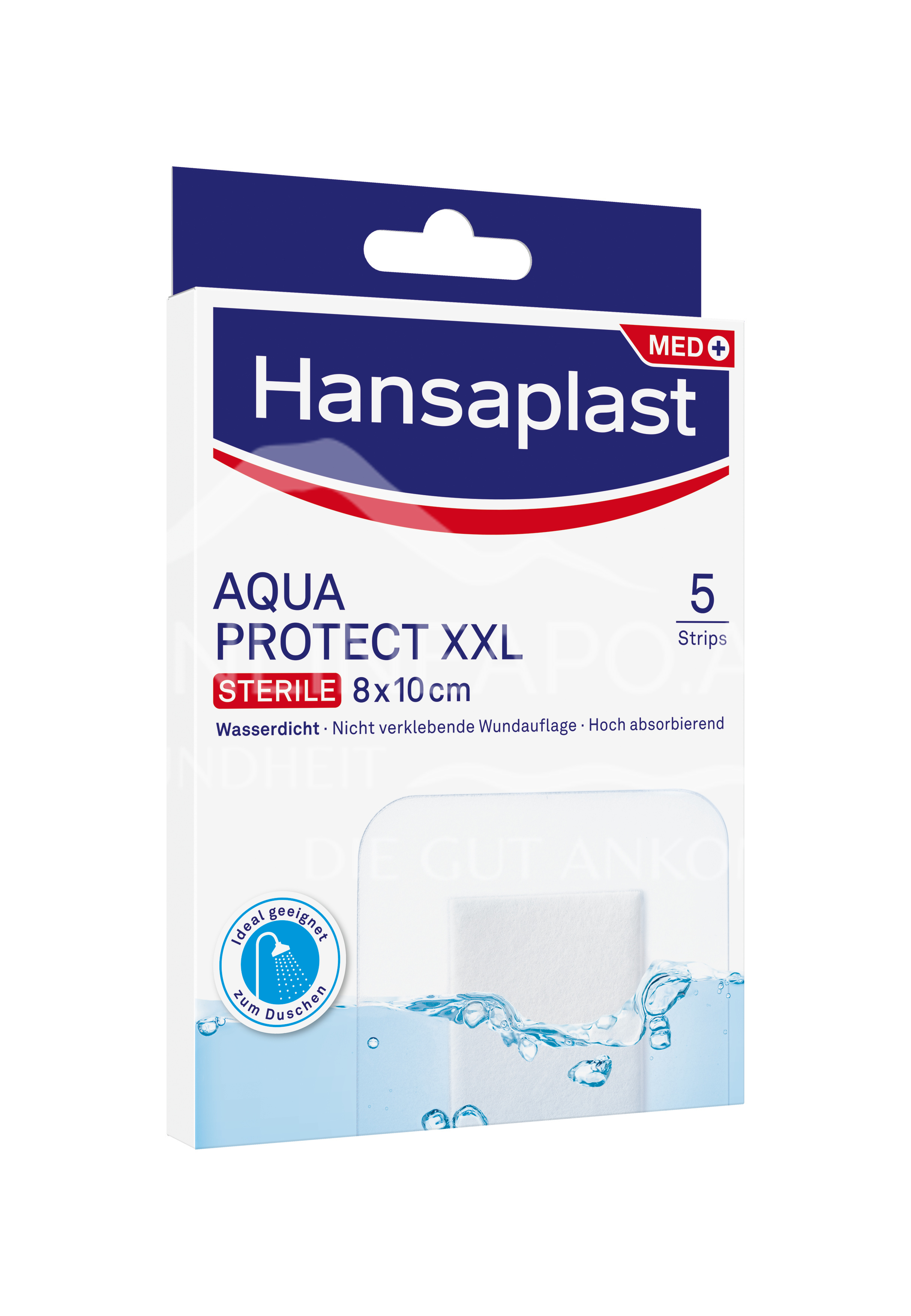 Hansaplast Antibakteriell Aqua Protect XXL
