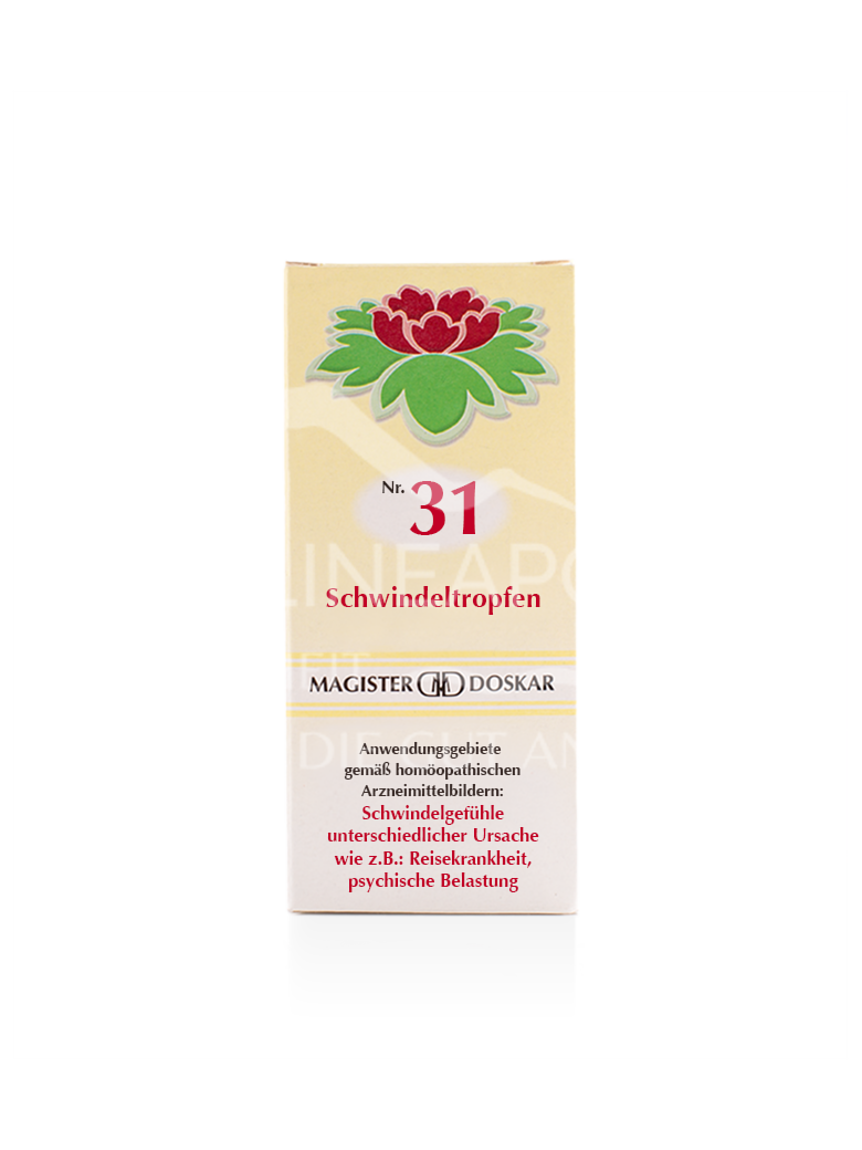 Doskar Tropfen Nr. 31 - Schwindeltropfen