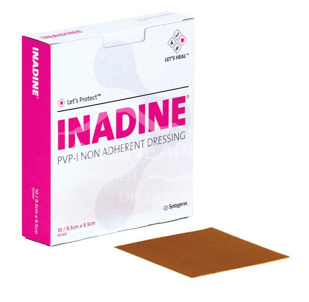 3M™ INADINE™ PVP-Iod Wundauflage 9,5 x 9,5 cm