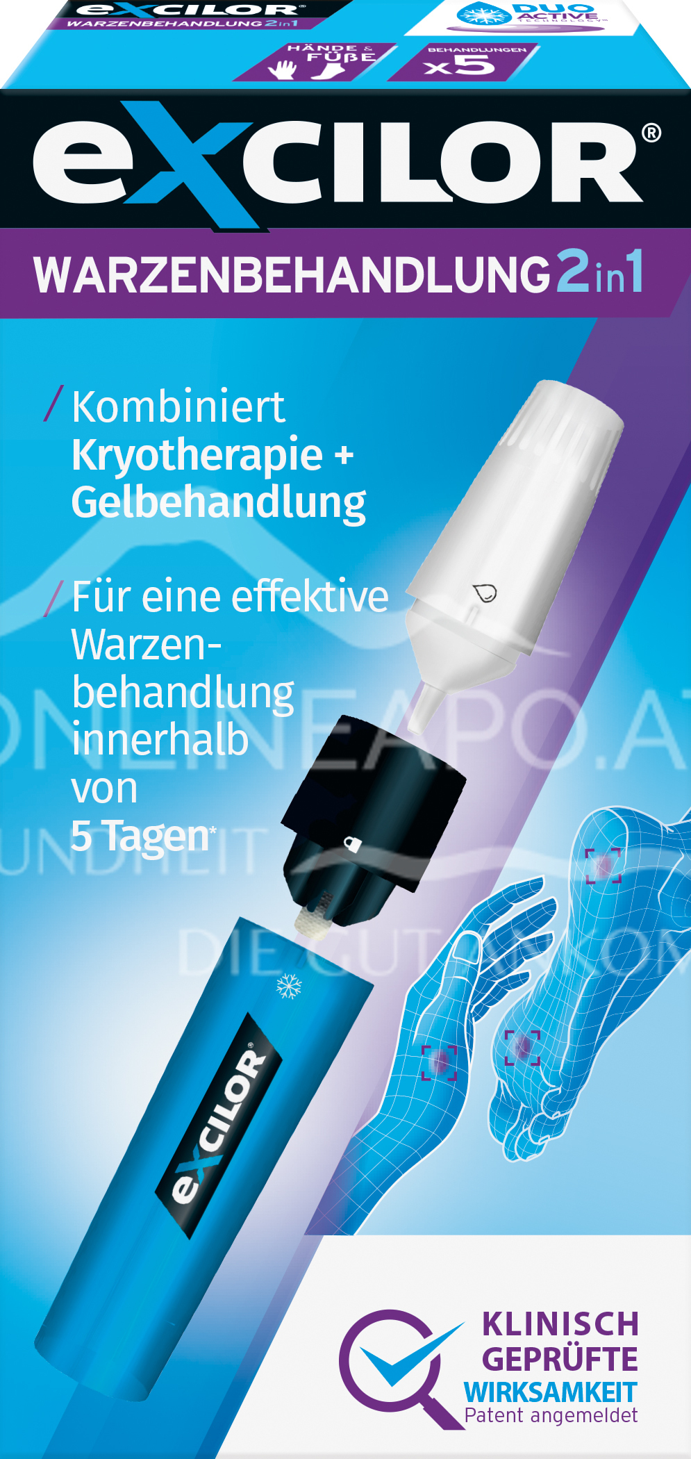 Excilor® Warzenbehandlung 2in1
