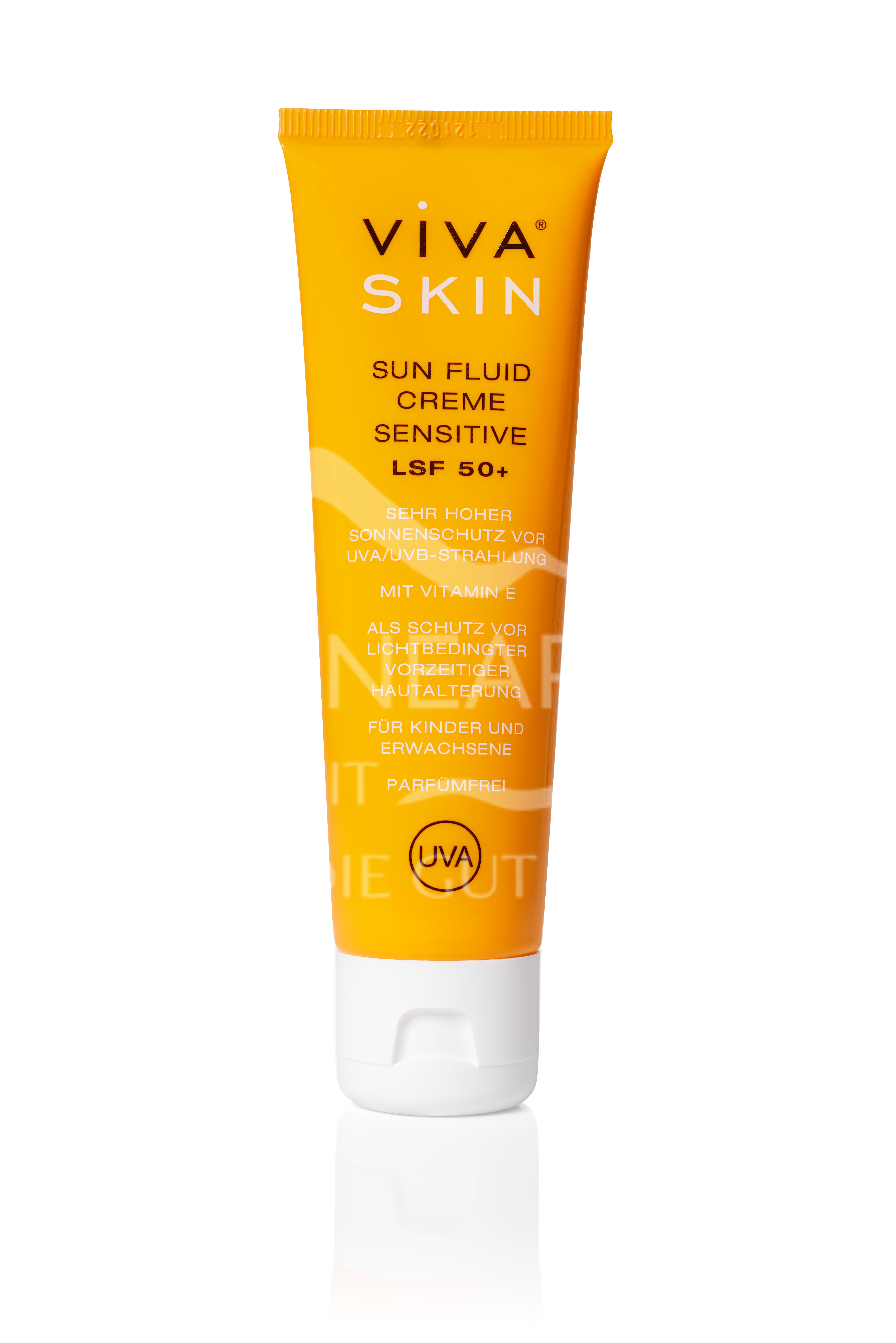 Viva Skin Sun Fluid Creme Sensitive LSF 50+ unparfümiert