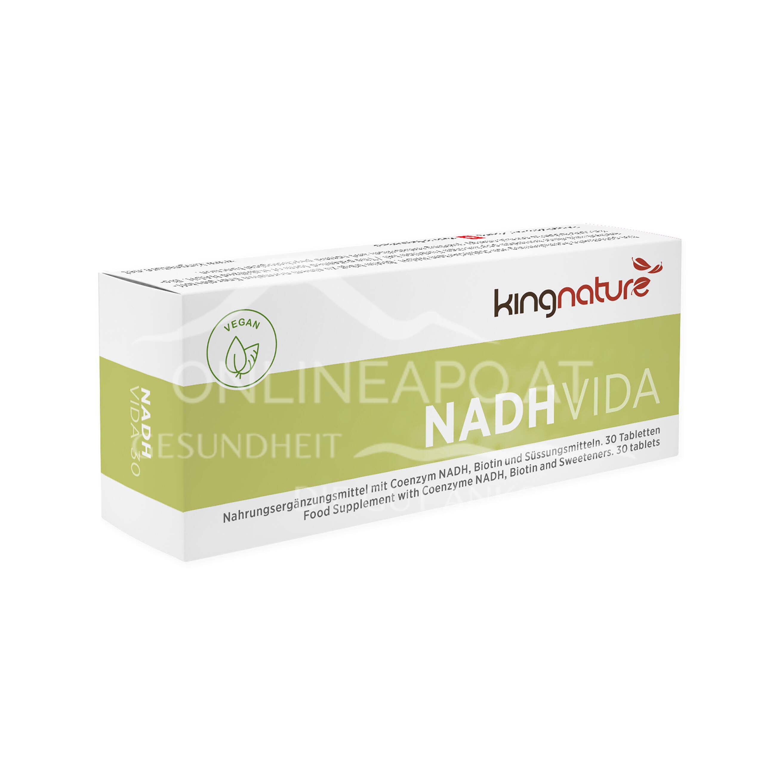 Kingnature NADH Vida Sublinguale Tabletten