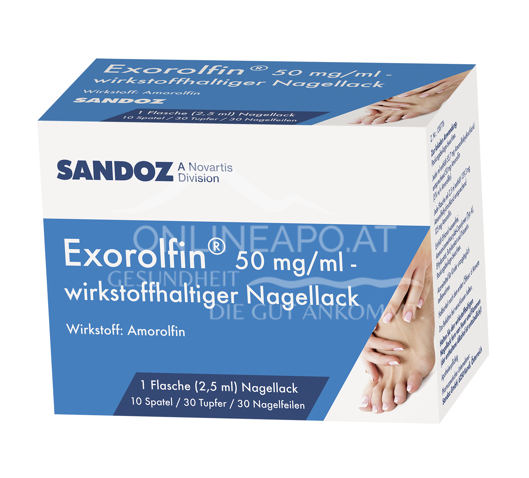 Exorolfin® 50 mg/ml wirkstoffhaltiger Nagellack