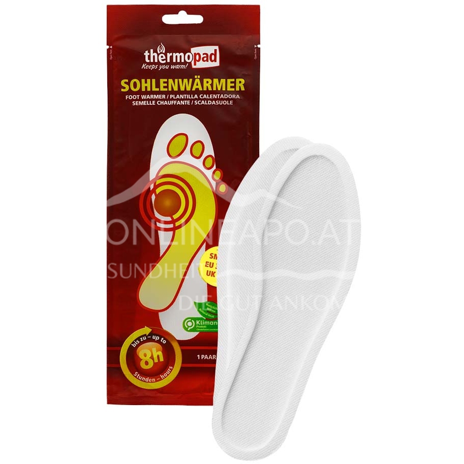 Thermopad Sohlenwärmer Größe XL