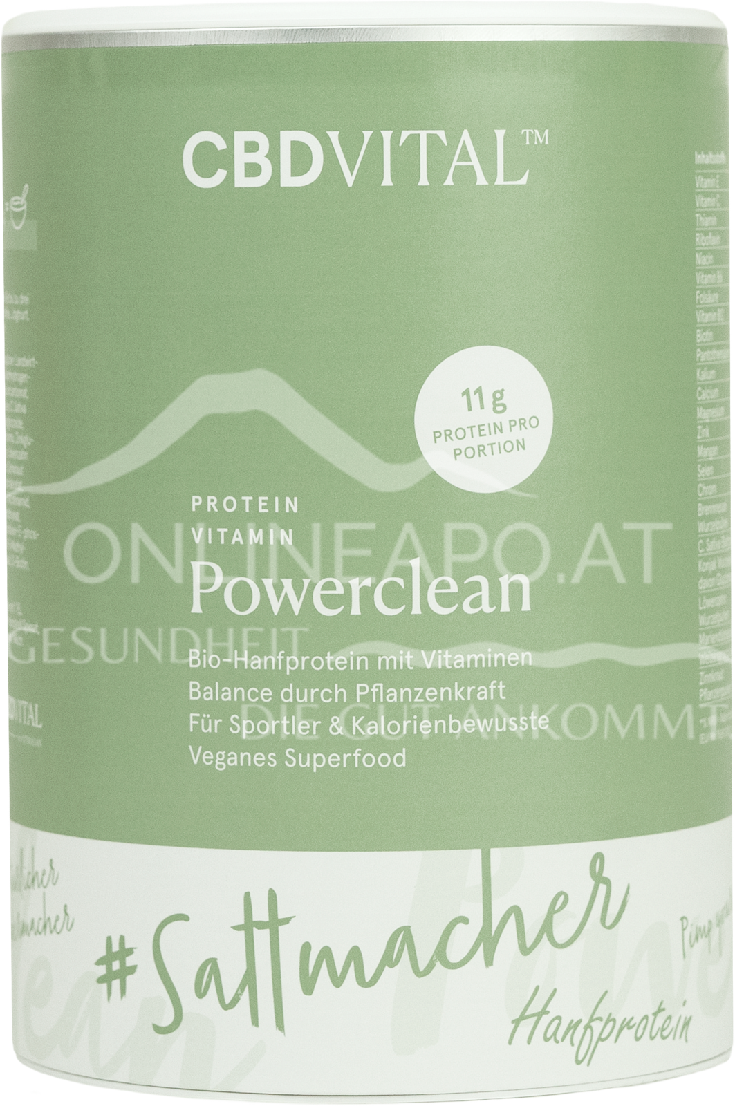 CBD VITAL Hanf Powerclean Pulver