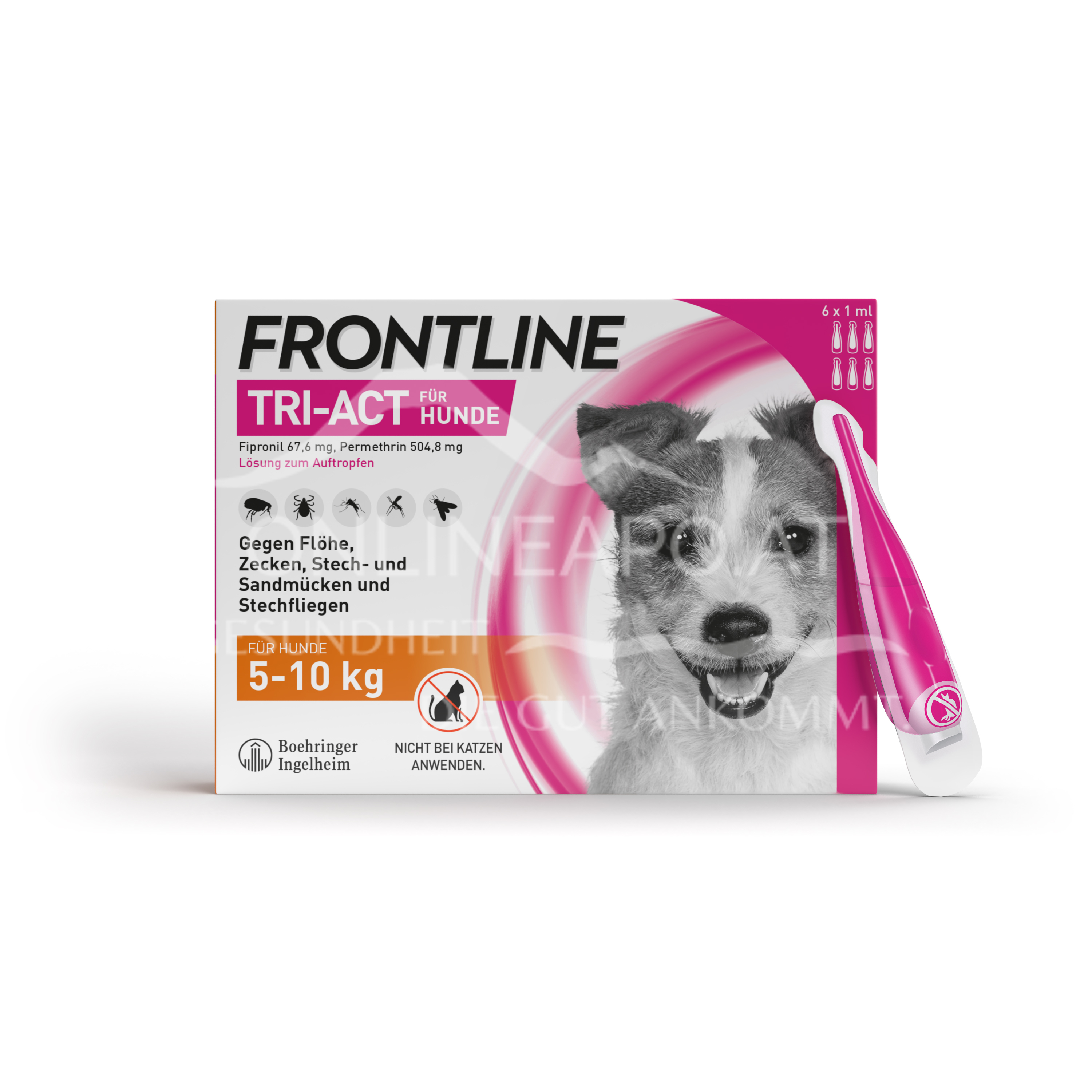 Frontline TRI-ACT® Lösung zum Auftropfen für Hunde 5 - 10 kg