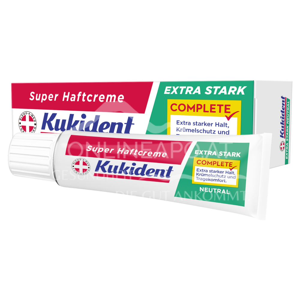 Blend-a-dent Super-Haftcreme Neutral 47 G, 12er Pack Von Netto Marken