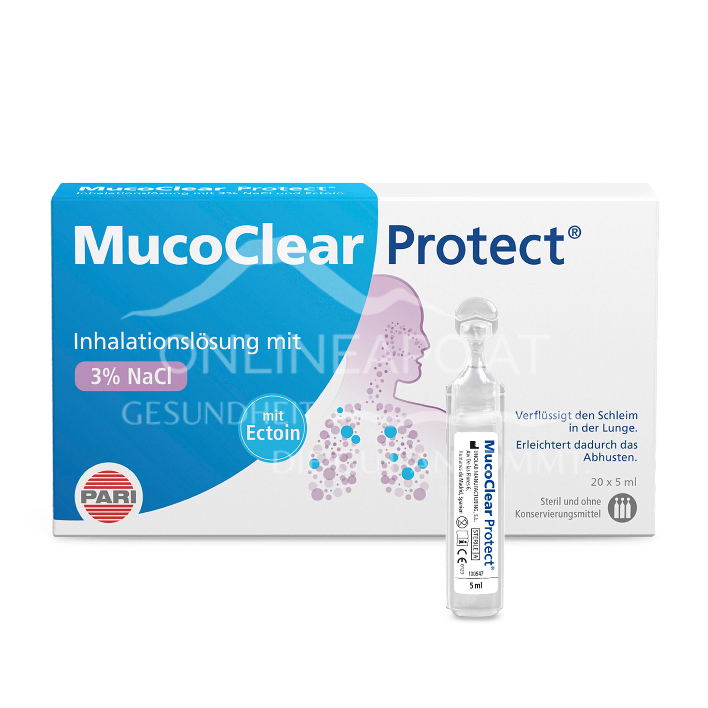 MucoClear Protect 3% NaCl 20 x 5 ml