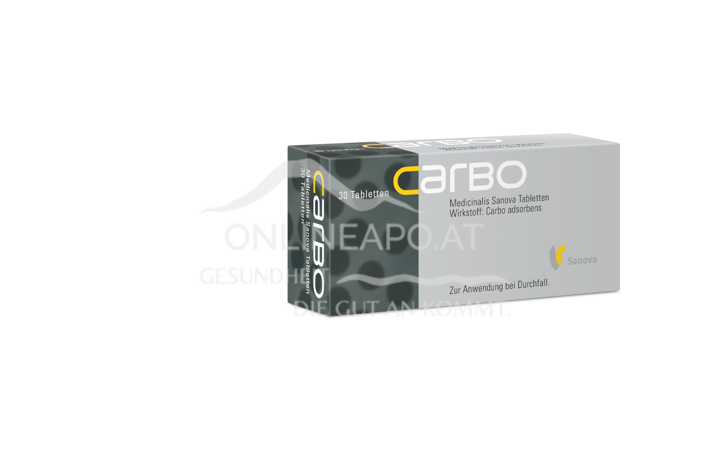 Carbo Medicinalis Sanova Tabletten