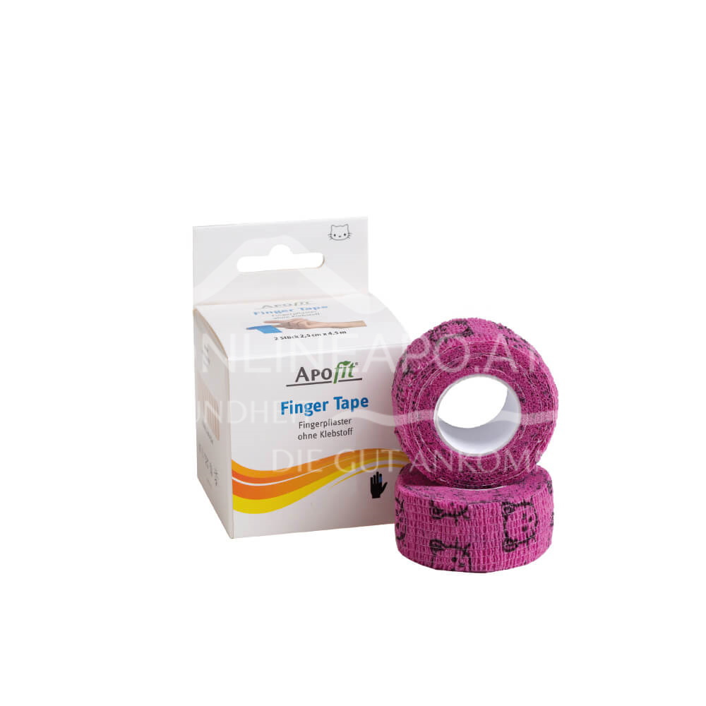 APOfit Fingertape Katze 2,5 cm x 4,5 m