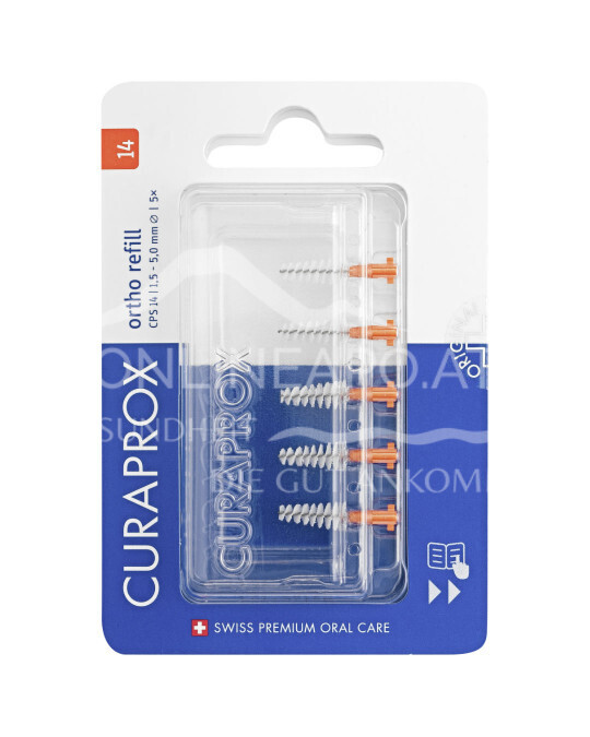 Curaprox Interdentalbürsten CPS 14 Ortho Refill Orange