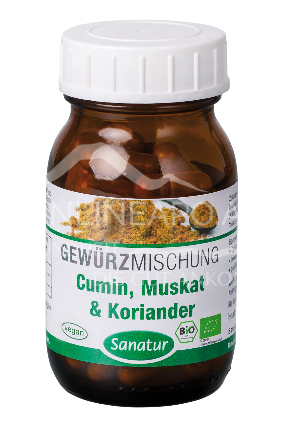 Sanatur Cumin, Muskat & Koriander Kapseln, BIO