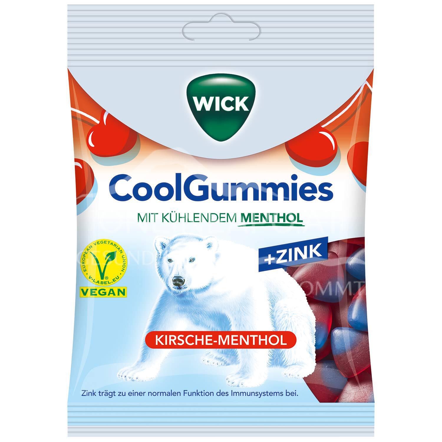 WICK CoolGummies Kirsche Menthol +Zink