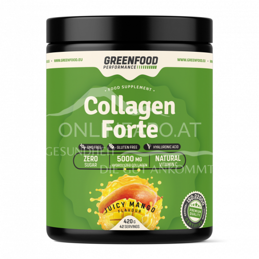 GreenFood Nutrition Performance Collagen Forte Pulver Juicy Mango