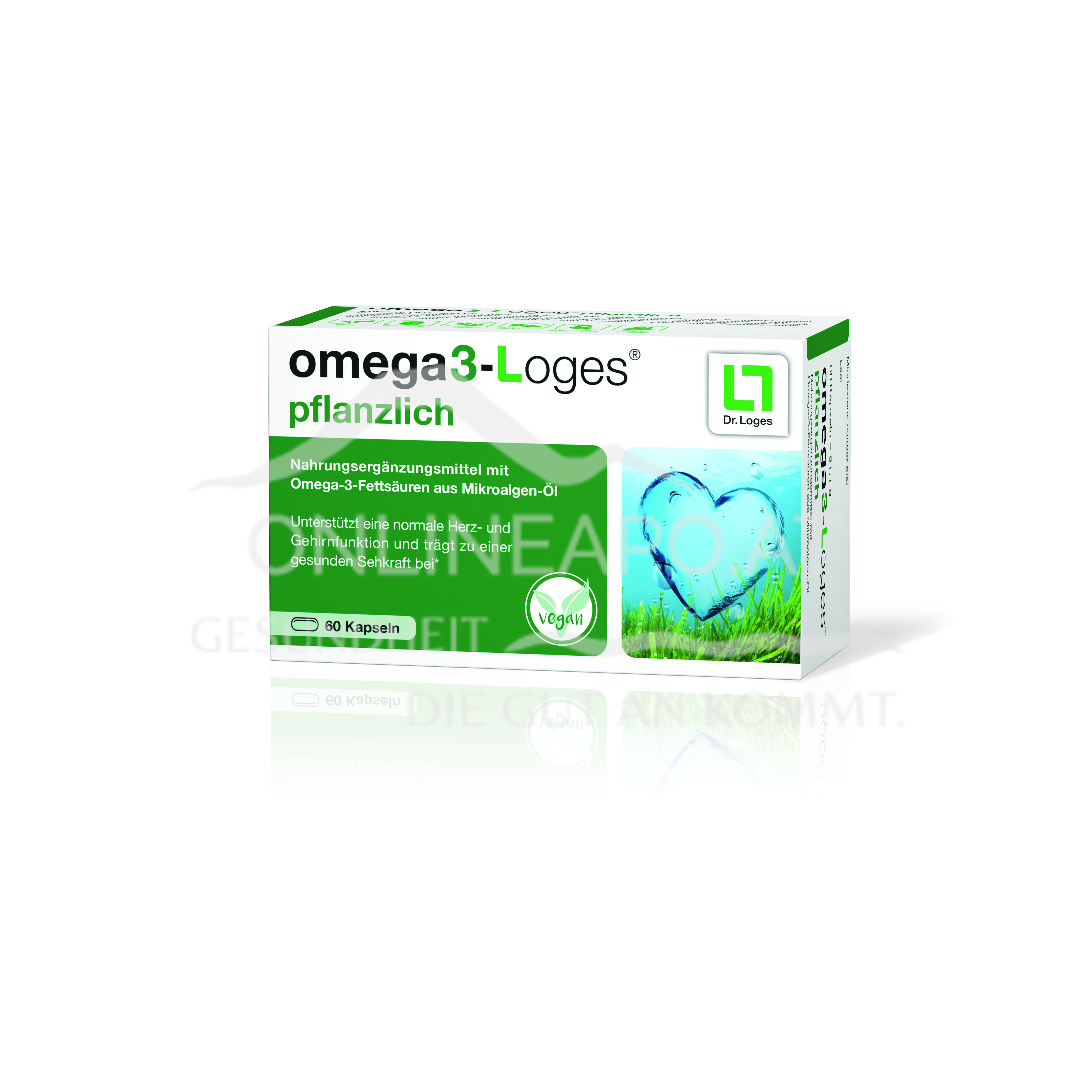 omega3Loges® pflanzlich Kapseln schnell günstig geliefert