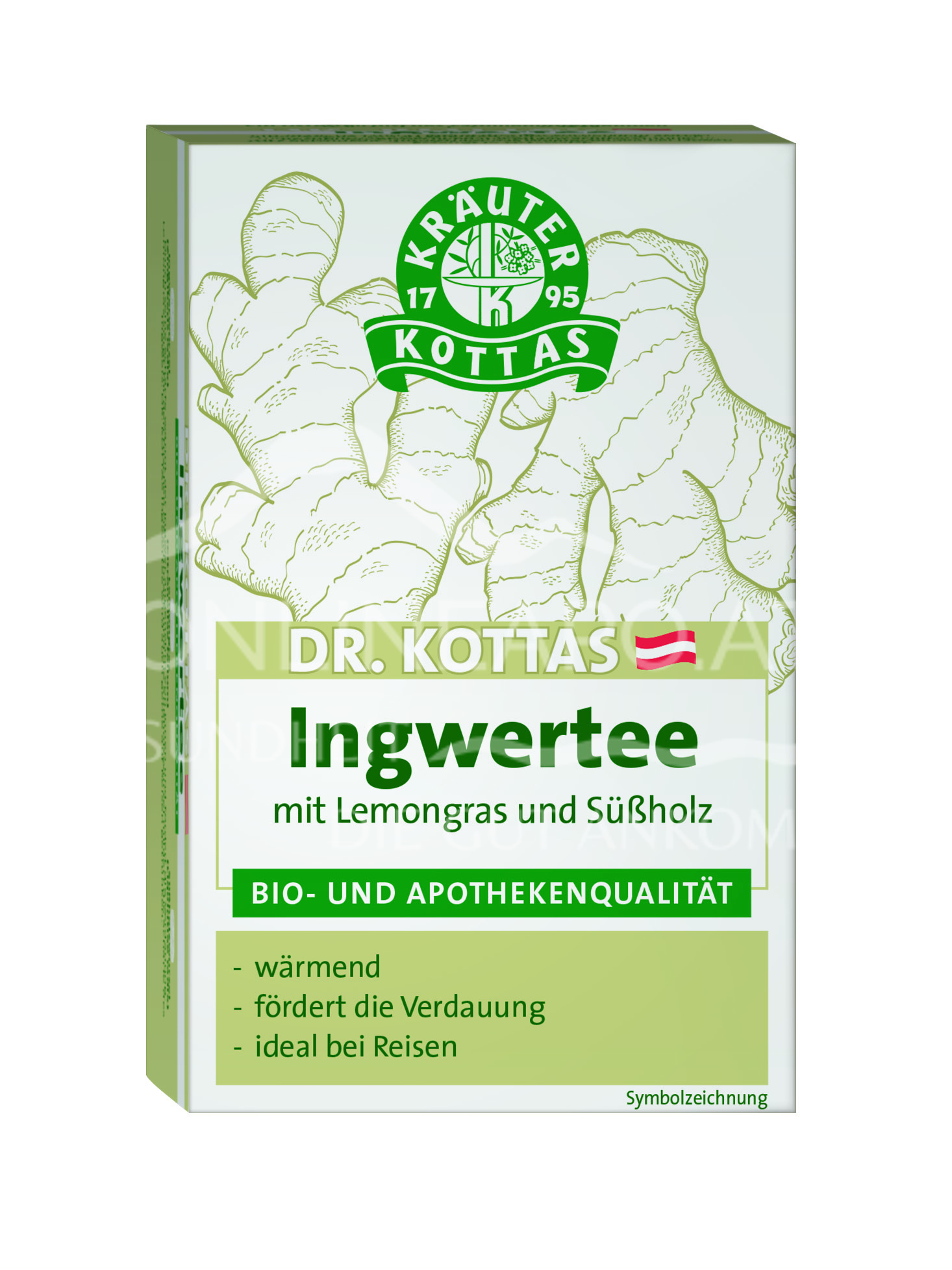 Dr. Kottas Ingwertee mit Lemongras