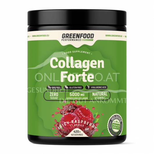 GreenFood Nutrition Performance Collagen Forte Pulver Juicy Raspberry