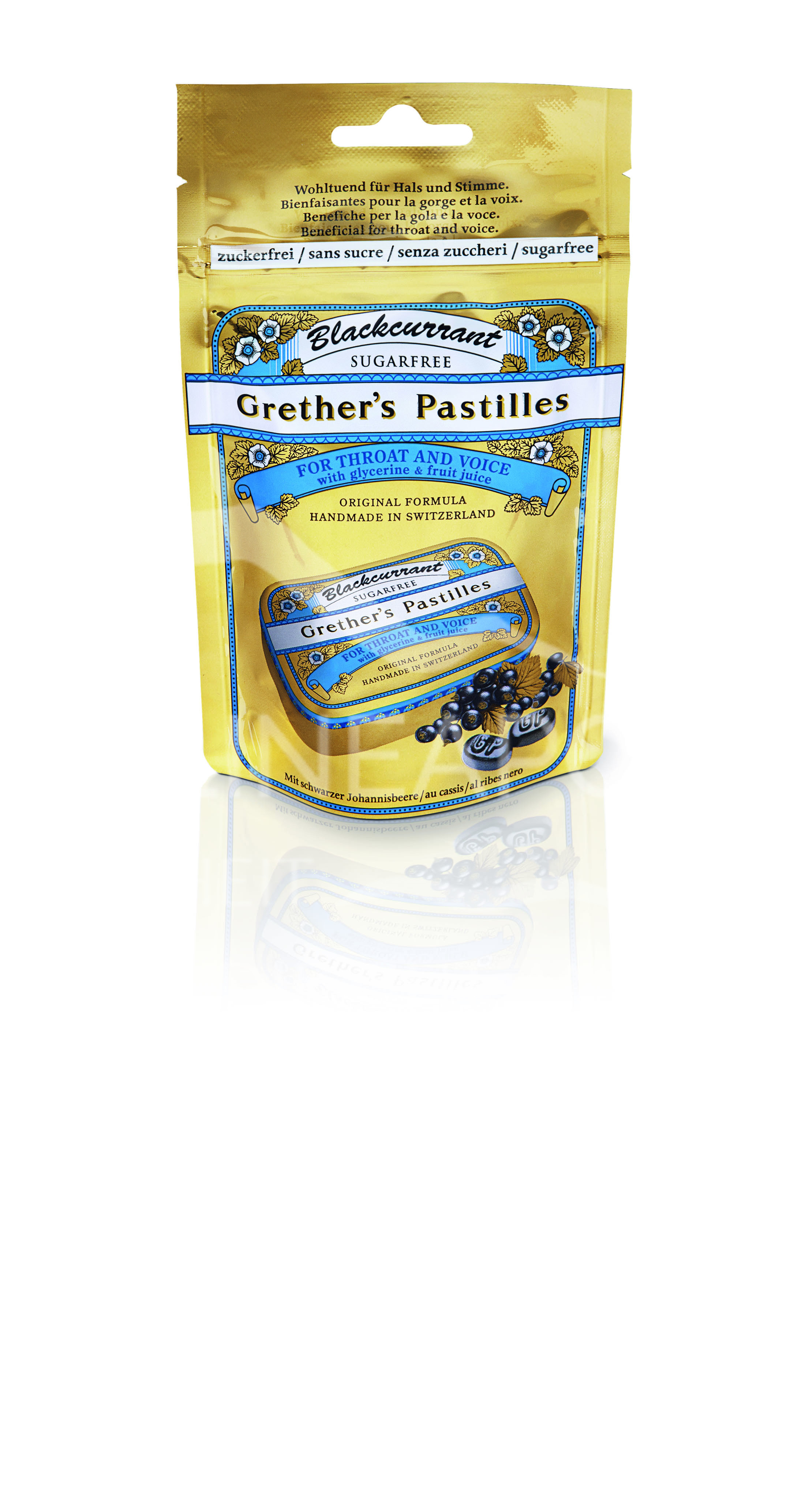Grether's Pastilles Blackcurrant zuckerfrei