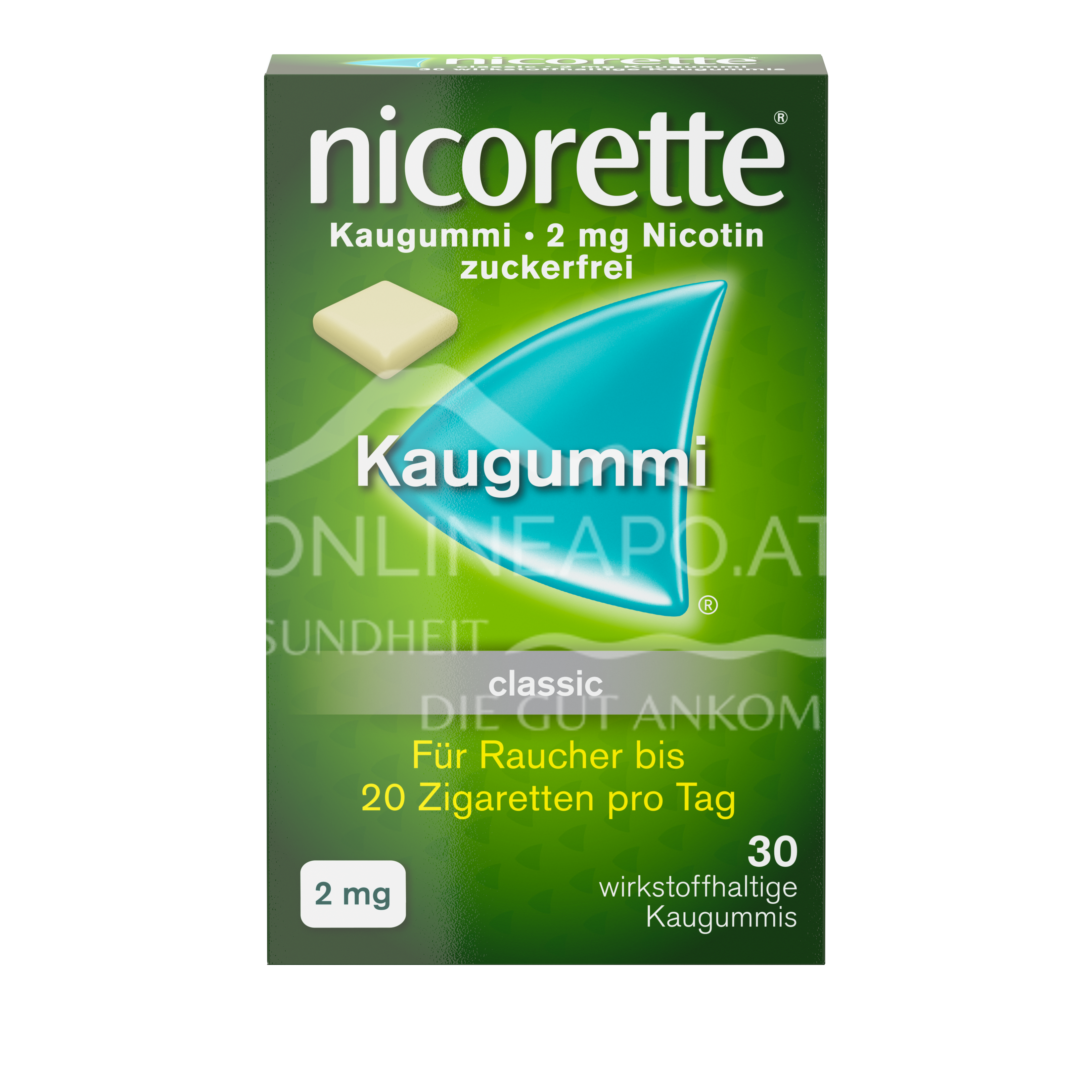Nicorette® Classic 2 mg - Kaugummi zur Raucherentwöhnung