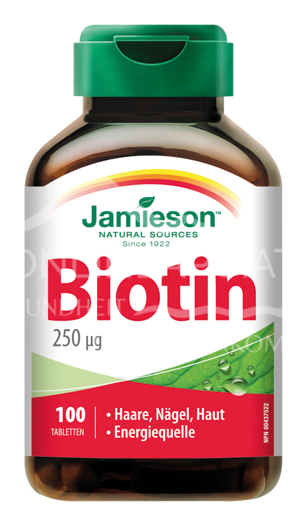 Jamieson Biotin 250 µg Tabletten