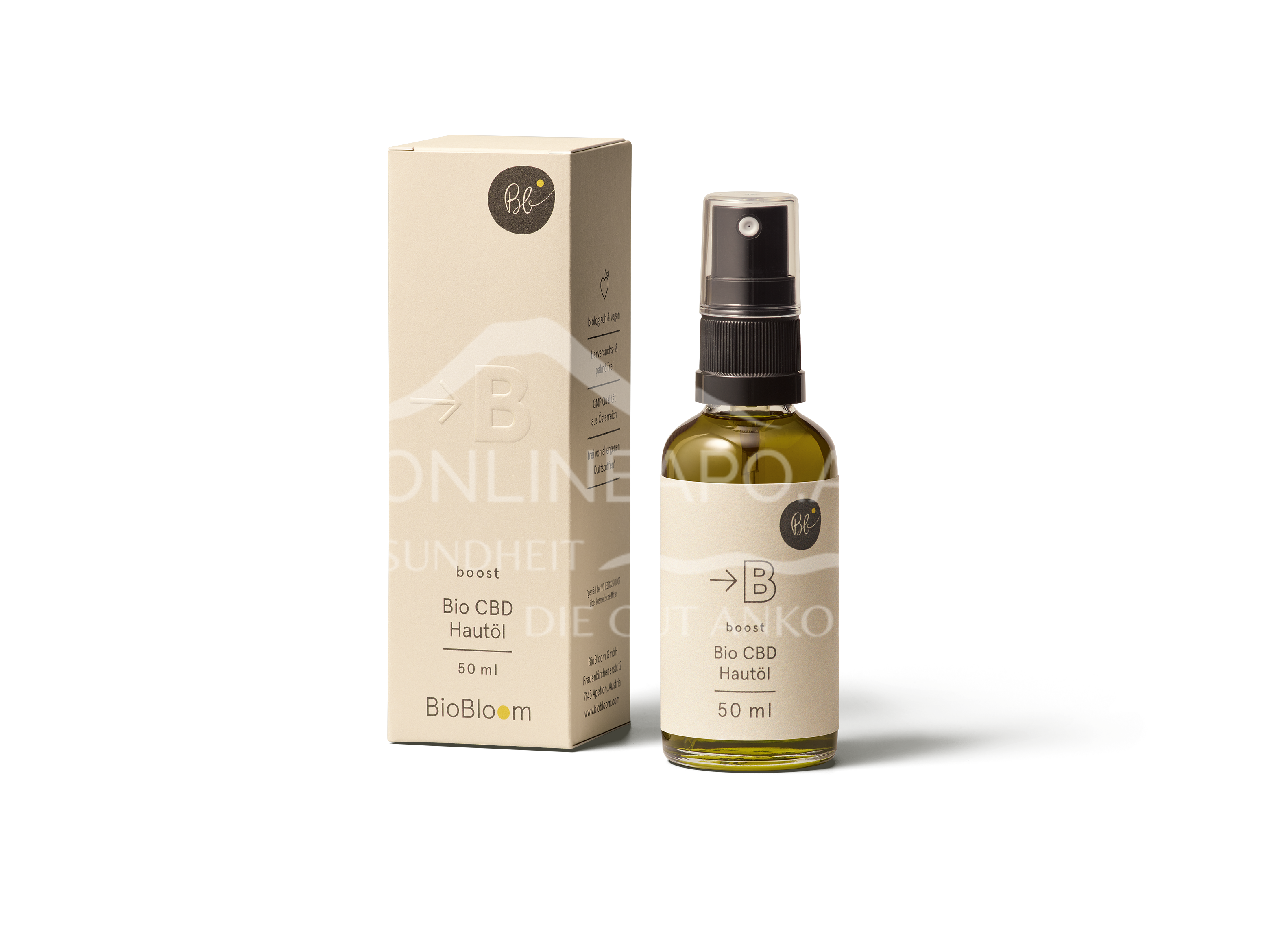 BioBloom boost Bio CBD Hautöl Spray
