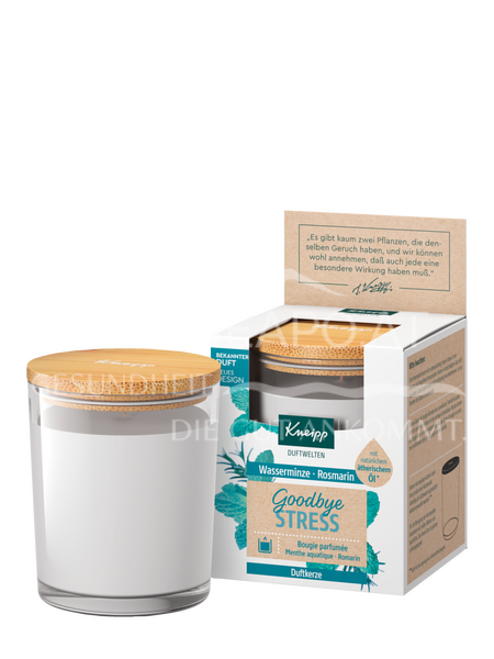 Kneipp Duftkerze Goodbye Stress Wasserminze-Rosmarin