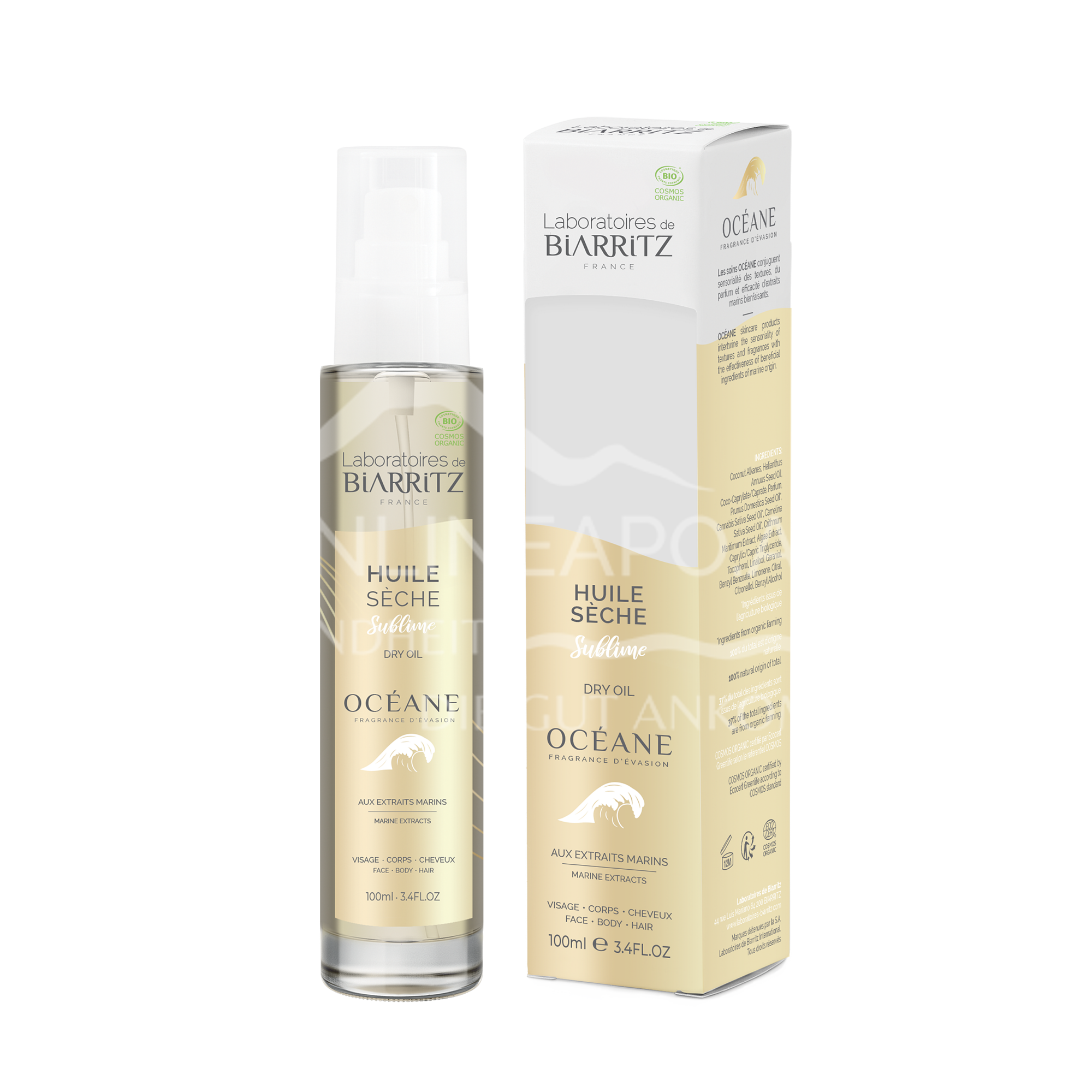 Sublimatrice Trockenöl – Bio-zertifiziert, Mit Argan & Sonnenblumenöl, Für Haut & Haar
