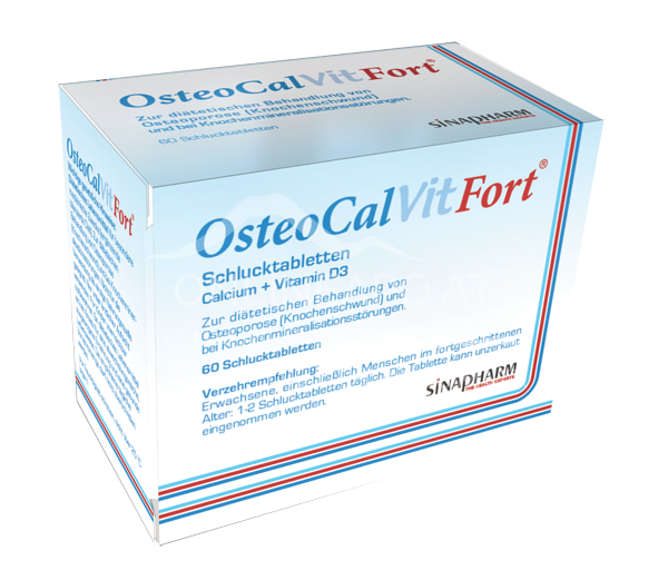 OsteoCalVitFort Schlucktabletten 500mg Calcium + 10,25 µg Vitamin D3