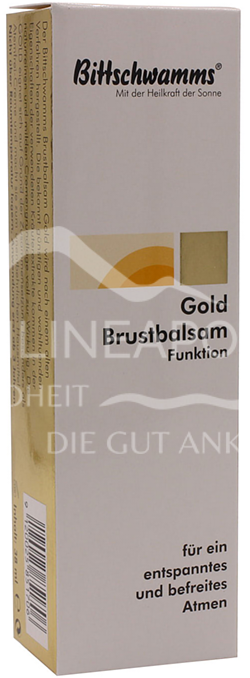 Bittschwamms Arnika Kräuter Creme Gold - Brustbalsam