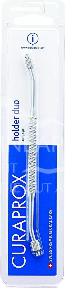 Curaprox Halter UHS 420 Holder Duo Silber