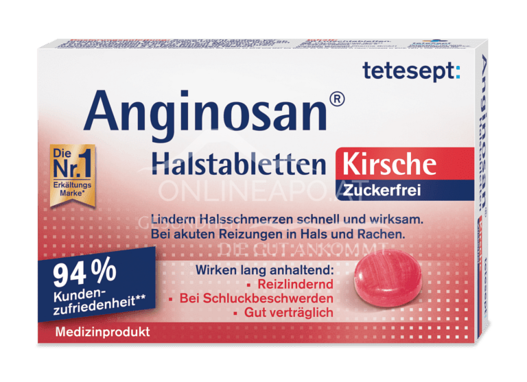 tetesept Anginosan® Halstabletten Kirsche zuckerfrei