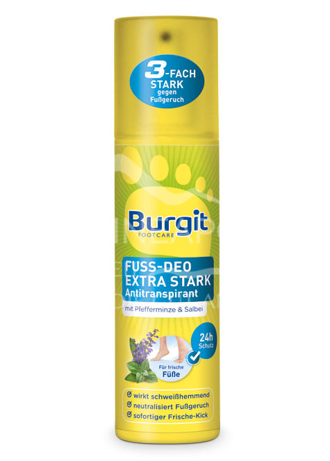 Burgit Footcare Fuß-Deo Antitranspirant