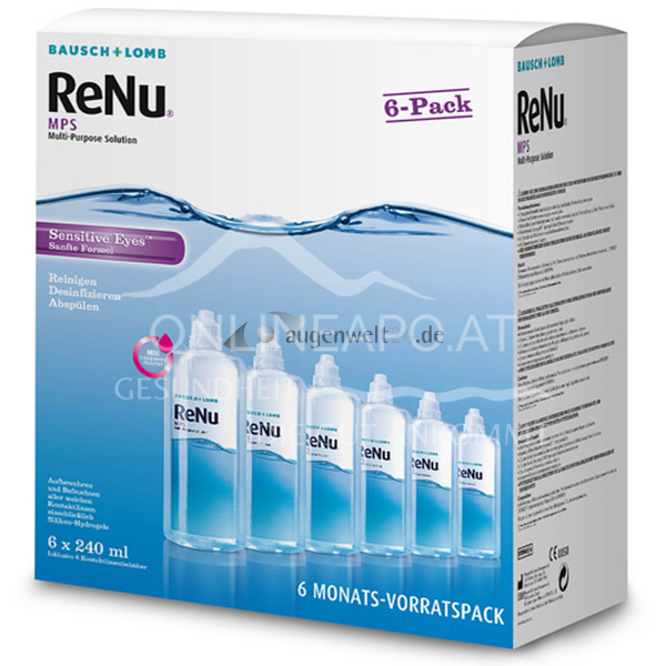 ReNu MPS Sensitive Eyes All-in-one Pflegemittel 6-Monatspack