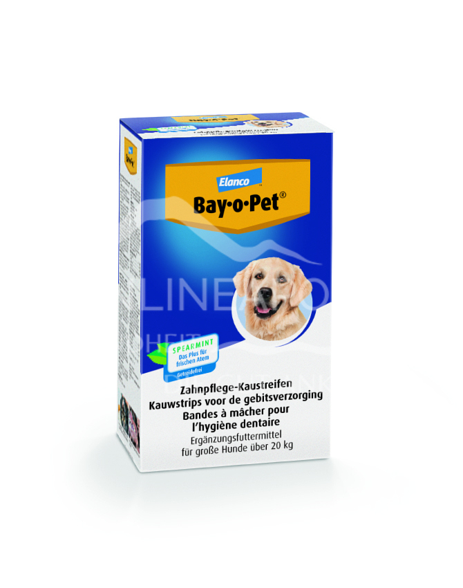 Bay-o-Pet® Kaustreifen mit Spearmint für große Hunde über 20 kg