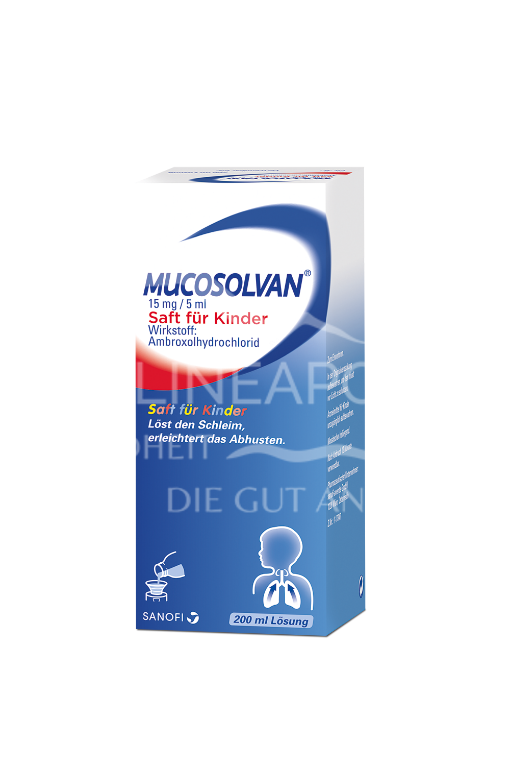 Mucosolvan® 15 mg / 5 ml - Saft für Kinder