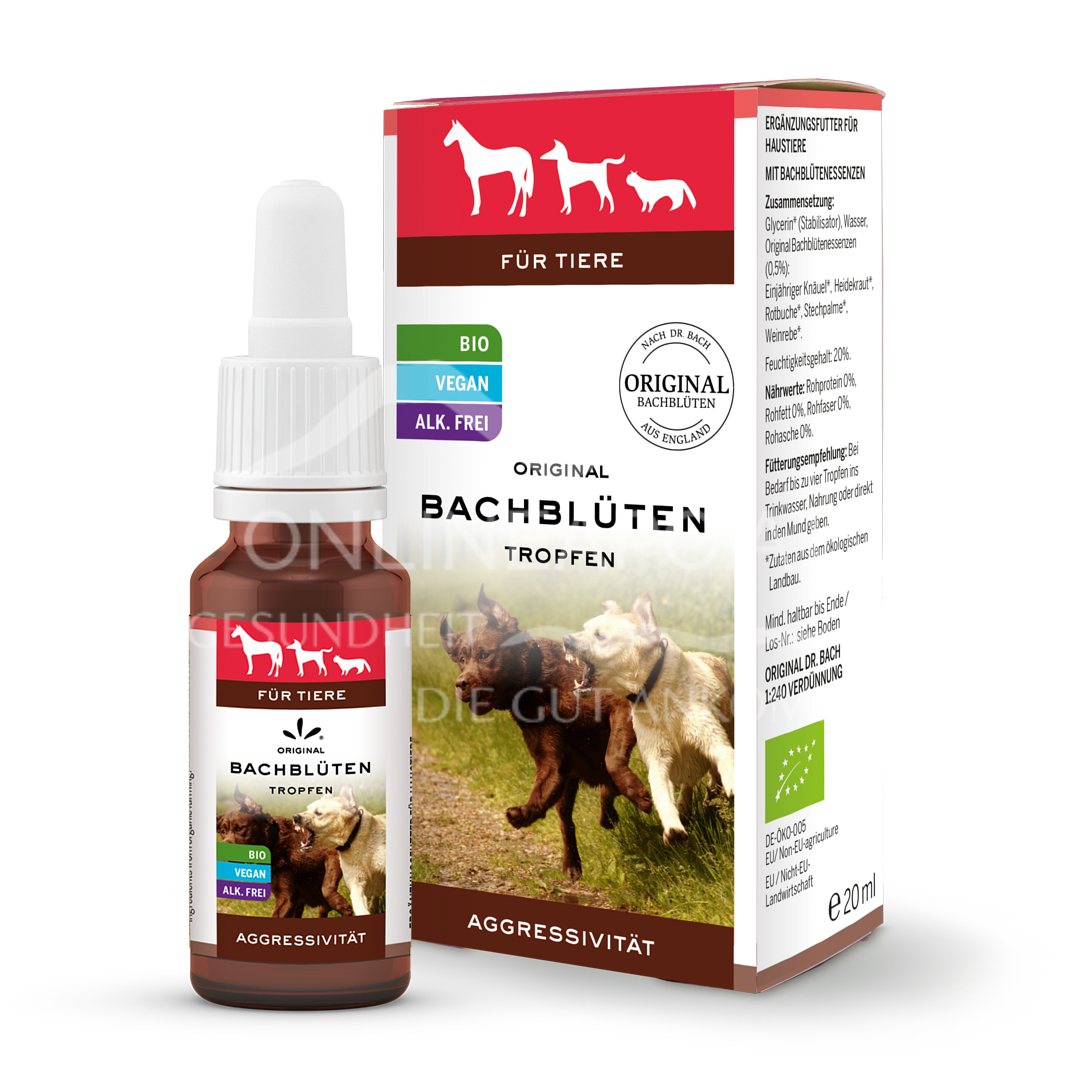 Lemon Pharma Bio Bachblüten Tiertropfen „Aggressivität"