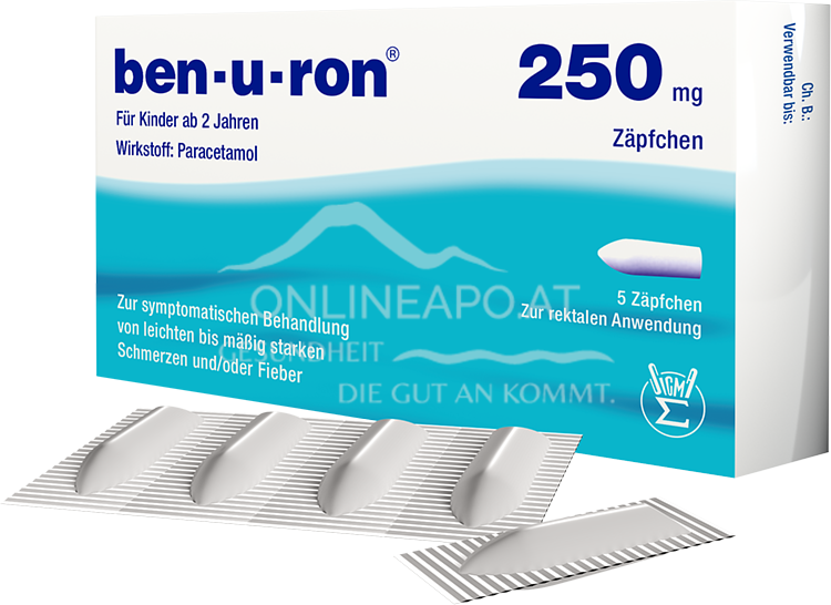 ben-u-ron 250 mg Zäpfchen