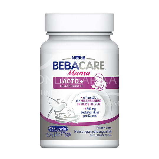 BEBACARE Mama LACTO+ Bockshornklee Kapseln